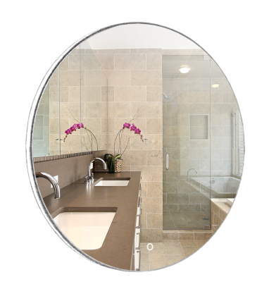 Зеркало Creto Bella d65см сенсорное с LED-подсветкой Зеркало Creto Bella d65см сенсорное с LED-подсветкой