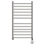 Полотенцесушитель электрический Point Аврора PN10148SE П12 400x800 левый/правый, хром Полотенцесушитель электрический Point Аврора PN10148SE П12 400x800 левый/правый, хром