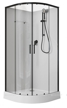 Душевая кабина Aquanet Passion EVO 100R Black 100x100 Душевая кабина Aquanet Passion EVO 100R Black 100x100