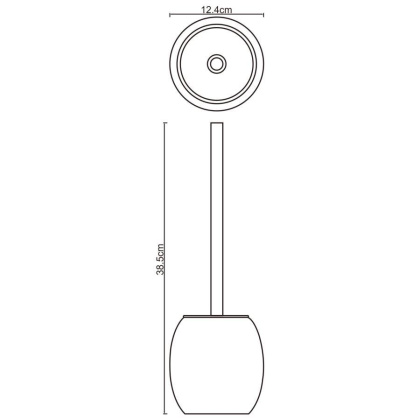 Ruwer K-6727 Щетка для унитаза Ruwer K-6727 Щетка для унитаза