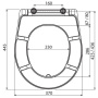 Alcaplast Сиденье для унитаза Duroplast, крепление металл бежевое A601 BAHAMA Alcaplast Сиденье для унитаза Duroplast, крепление металл бежевое A601 BAHAMA
