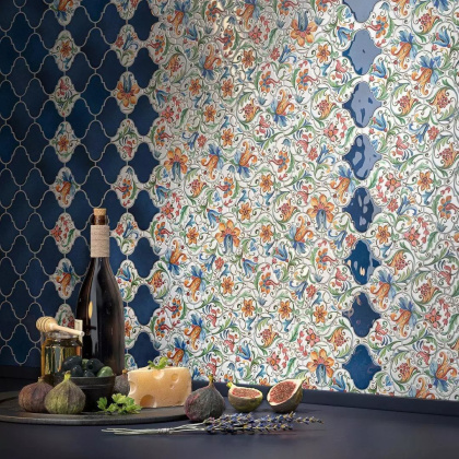 Декор Арабески Тоскана 9 глянцевый 6,5x6,5x0,7