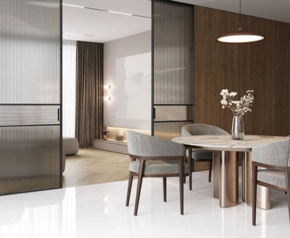 Atmosphere Cristal Керамогранит белый 80х80 полированный