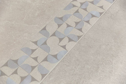 Бордюр AZ\A006\11231R Авенида бежевый светлый (30см*14,5см*9мм) (16шт/0,696м2) обрезной, шт