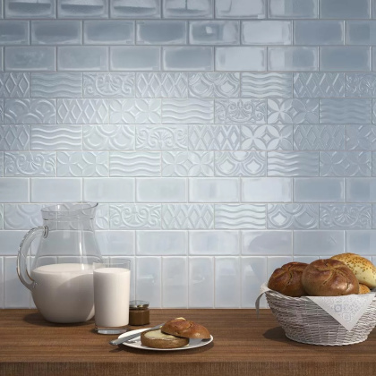 16016 Плитка настенная 16016 Авеллино черный структура микс 7,4*15*6,9 (88шт/0,98м2)