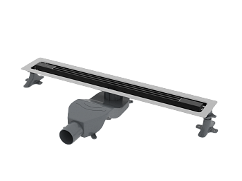 Душевой лоток B&T INFINITY 80см, нерж.сталь ЧЕРНЫЙ