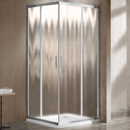 Душевой уголок Garda VSS-1G900CH, 900*900, хром, стекло шиншилла