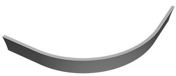 Экран для поддона "Омега" 1000х1000 стеклопластиковый Экран для поддона "Омега" 1000х1000 стеклопластиковый