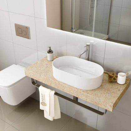 Умывальник Point Виктория 53 PN43061 овальный, белый Умывальник Point Виктория 53 PN43061 овальный, белый