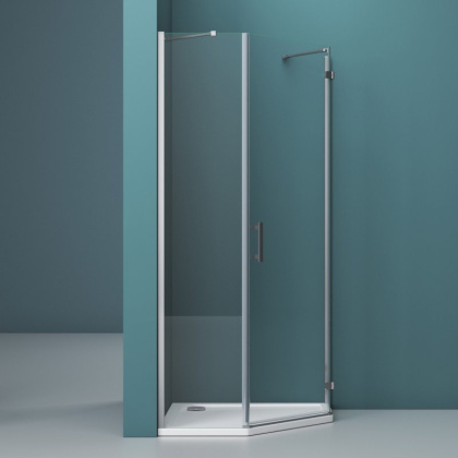 Душевой уголок BelBagno KRAFT-P-1-80-C-Cr-R