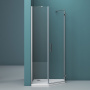Душевой уголок BelBagno KRAFT-P-1-90-C-Cr-R