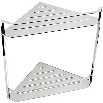 Двойная полочка для мыла угловая - мыльница