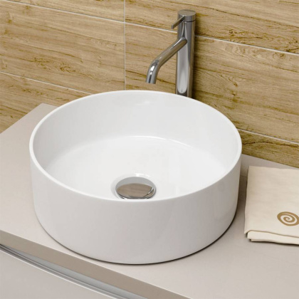 Умывальник Point Виктория 41 PN43063 круглый, белый Умывальник Point Виктория 41 PN43063 круглый, белый