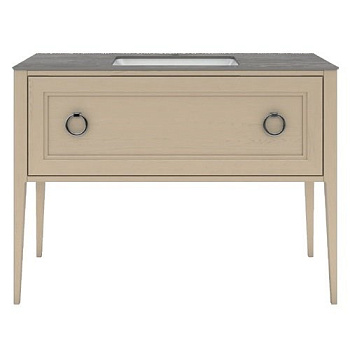 Тумба PLAZA Classic напольная с ящиком 120, капучино матовая PL.C.120.1\CAP