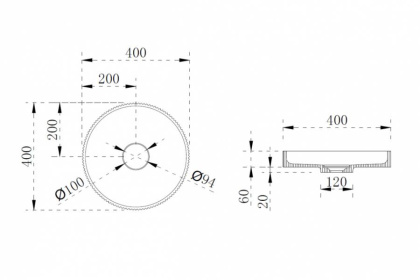 Раковина накладная ABBER Stein AS2604Blau голубая Раковина накладная ABBER Stein AS2604Blau голубая