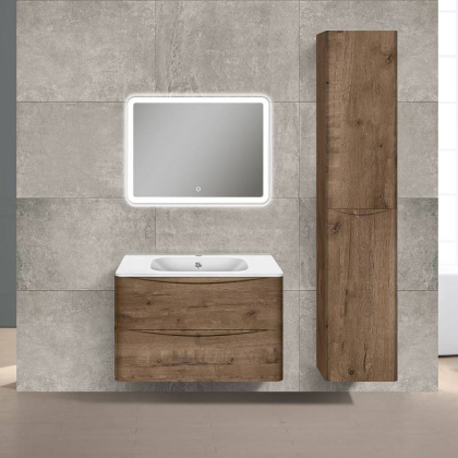 База под раковину Paola 800 подвесная, 2 выкатных ящика soft close, V.Oak База под раковину Paola 800 подвесная, 2 выкатных ящика soft close, V.Oak