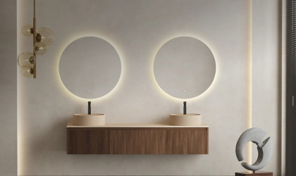 Зеркало для ванной OMBRA с LED подсветкой, 27M0360BH