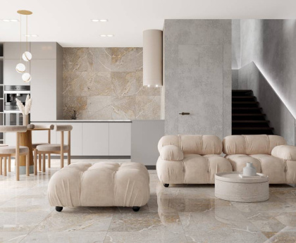 Керамогранит K25_10 Fantastico granito grey (120смх60смх9мм) (2шт_1,44м2) Полир, м2