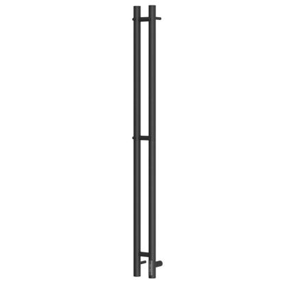 Полотенцесушитель электрический Point Деметра PN12812B П3 80x1200 диммер справа, черный Полотенцесушитель электрический Point Деметра PN12812B П3 80x1200 диммер справа, черный