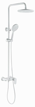 Стойка для душа со смесителем SPECTRE MattWhite Стойка для душа со смесителем SPECTRE MattWhite