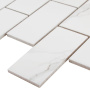 Керамическая мозаика, Brick Carrara Matt 45х95, Brick & Metro