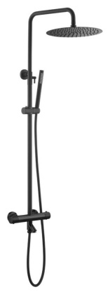 Стойка для душа c термостатом UNO Black Стойка для душа c термостатом UNO Black