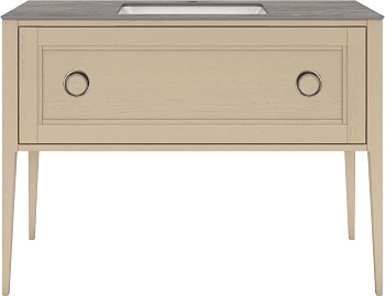 Тумба PLAZA Classic Neo напольная с ящиком 120, капучино матовая PL.CN.120.1\CAP.M Тумба PLAZA Classic Neo напольная с ящиком 120, капучино матовая PL.CN.120.1\CAP.M