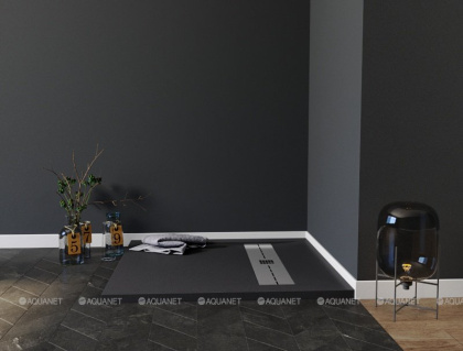 Душевой поддон Aquanet Delight 160х90 черный Душевой поддон Aquanet Delight 160х90 черный