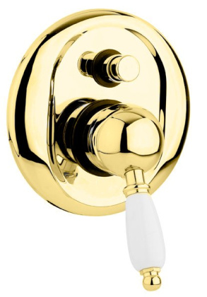 ELITE-VDIM-03/24-M Встраиваемый однорычажный смеситель для душа с переключателем,золото, ручка золото ELITE-VDIM-03/24-M Встраиваемый однорычажный смеситель для душа с переключателем,золото, ручка золото