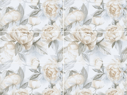 Плитка Elite Peonies Decor A+B 60x120 Matt 2 шт в комплекте (1 уп=1,44 М2)