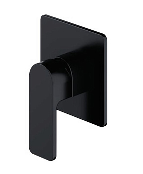 Смеситель для душа скрытого монтажа OMNIRES BARETTI BA7845BL (черный BLM)