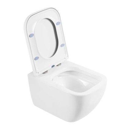 ALPINA Унитаз подвесной безободковый с сиденьем дюропласт soft close, BB10100CHR/SC ALPINA Унитаз подвесной безободковый с сиденьем дюропласт soft close, BB10100CHR/SC