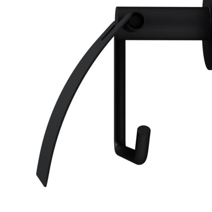 A85A341422 X-Joy, Держатель для туалетной бумаги с крышкой, черный A85A341422 X-Joy, Держатель для туалетной бумаги с крышкой, черный