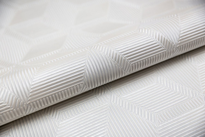 Обои виниловые Геометрия мотив, белый