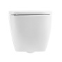ALPINA Унитаз подвесной безободковый с сиденьем дюропласт soft close, BB10100CHR/SC ALPINA Унитаз подвесной безободковый с сиденьем дюропласт soft close, BB10100CHR/SC