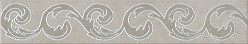 Бордюр OS\B159\SG1686 Монсанту серый светлый (7,2см*40,2см*8мм) (8шт/0,232м2) орнамент, шт