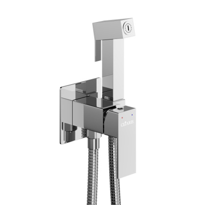 SLIDER-DIF-GM Гигиенический душ со смесителем, оружейная сталь SLIDER-DIF-GM Гигиенический душ со смесителем, оружейная сталь