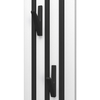 Полотенцесушитель электрический Point Пиано PN19722WB 150x1200 диммер слева, белый/черный Полотенцесушитель электрический Point Пиано PN19722WB 150x1200 диммер слева, белый/черный