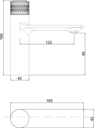 Orange PUSH M01-021cr Смеситель для раковины с кнопочным управлением