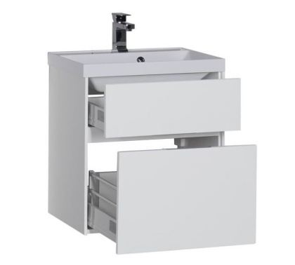 Мебель для ванной Aquanet Латина 60 белый (2 ящика) Мебель для ванной Aquanet Латина 60 белый (2 ящика)