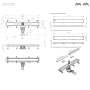 W01SC-U11-060-04SB MasterFlow Трап для душа линейный универс затвор Tile 60см цвет сталь мат W01SC-U11-060-04SB MasterFlow Трап для душа линейный универс затвор Tile 60см цвет сталь мат