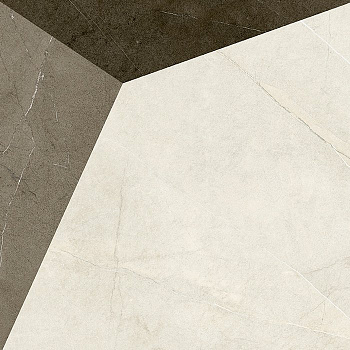 Керамогранит 610080000235 Fiamma уайт вставка фрэйм (60см*60см*9мм) (3шт/1,08м2)