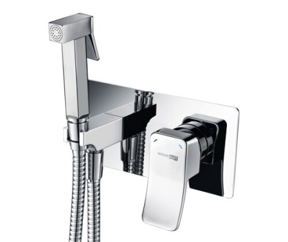 Aller 10638 Встраиваемый смеситель для душа с гигиенической лейкой Wasserkraft