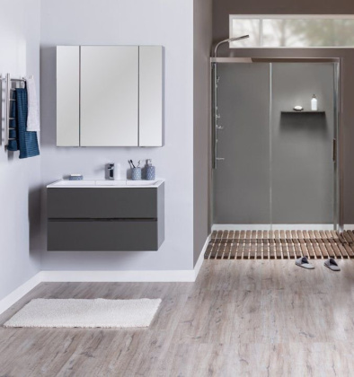 Мебель для ванной Aquanet Алвита 90 серый антрацит