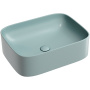 Умывальник чаша накладная прямоугольная (цвет Зеленый Матовый) Element 505*380*150мм