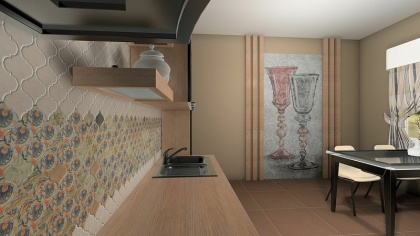 Декор OP\A165\65000 Арабески котто орнамент 6.5*6.5*7 (уп\26шт), шт