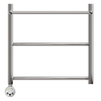 Полотенцесушитель электрический Point Афина PN04155PE П2 500x500 с полкой левый/правый, хром Полотенцесушитель электрический Point Афина PN04155PE П2 500x500 с полкой левый/правый, хром