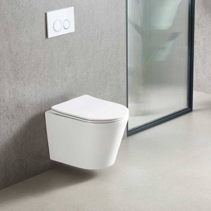 Унитаз подвесной Tornado Piatti VT1-11T безободковы, цвет белый, ультратонкое soft-close сиденье Унитаз подвесной Tornado Piatti VT1-11T безободковы, цвет белый, ультратонкое soft-close сиденье