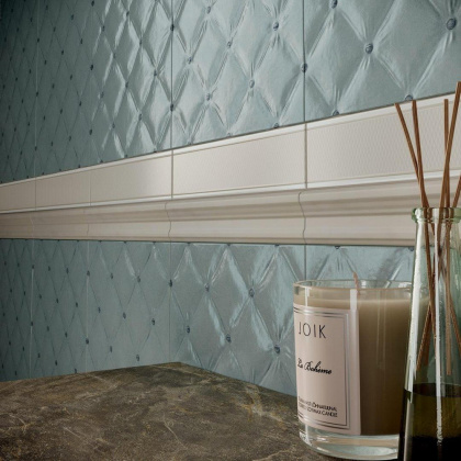 Бордюр настен. VT\A306\6000 Браганса бежевый светлый 5,4см*25см*8мм (1уп/30шт/0,405м2) матовый, шт