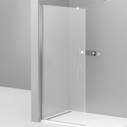 LIBERTA-L-1-80-120-C-Cr Душевая перегородка с односторонним входом 800x1200x1950 мм